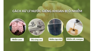 Cách Xử Lý Nước Giếng Khoan Bị Ô Nhiễm Đảm Bảo An Toàn Cho Gia Đình