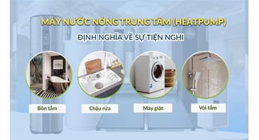 Máy Nước Nóng Trung Tâm Là Gì? Nguyên Lý Hoạt Động Của Công Nghệ Heatpump
