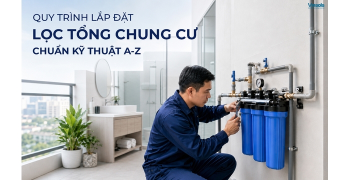 Quy Trình Lắp Đặt Lọc Tổng Chung Cư Chuẩn Kỹ Thuật A-Z