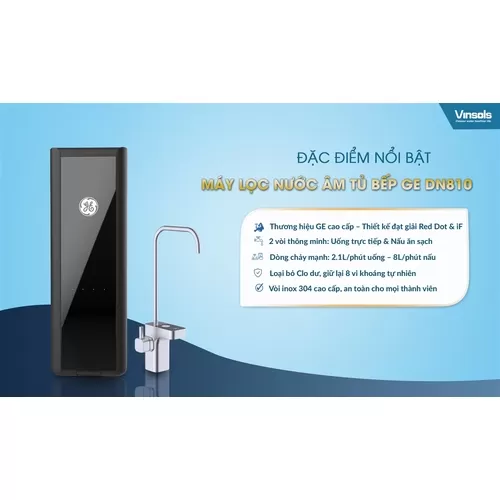 MÁY LỌC NƯỚC ÂM TỦ BẾP GE DN810