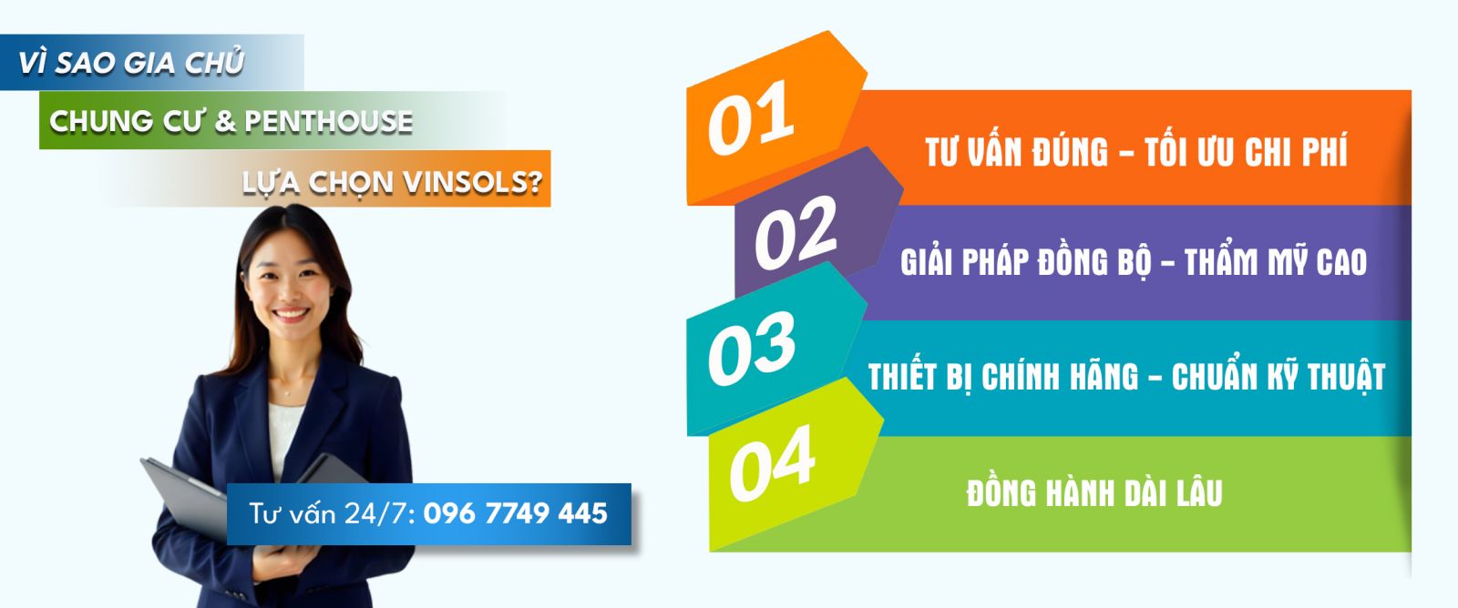 Lý do chủ đầu tư chung cư & penthouse lựa chọn Vinsols