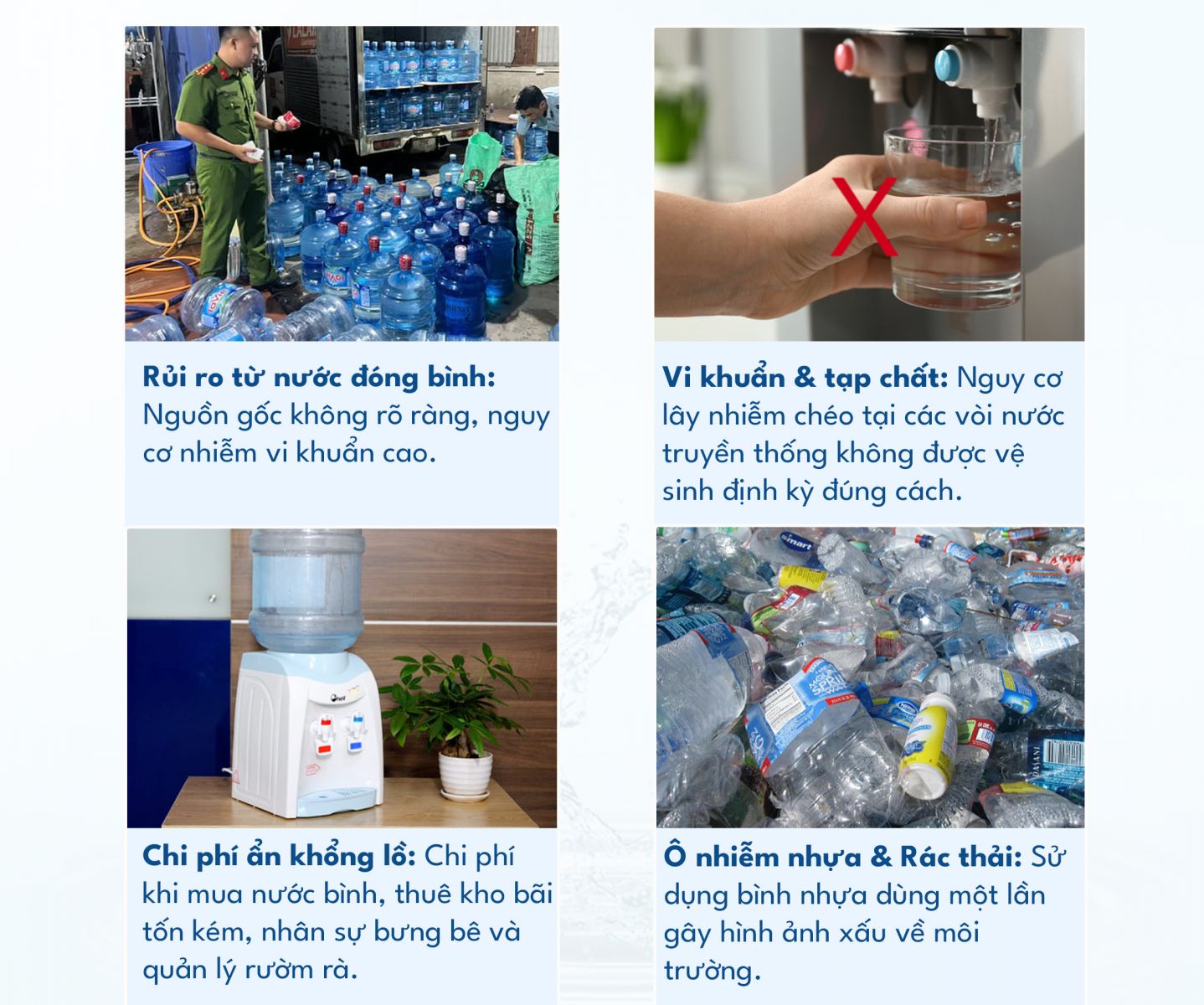 Vinsols nêu lên Các vấn đề nan giải về nguồn nước tại các tổ chức văn phòng