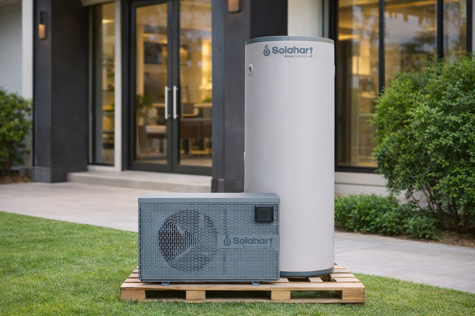 heat pump ứng dụng thực tế tại nhiều công trình nhà ở